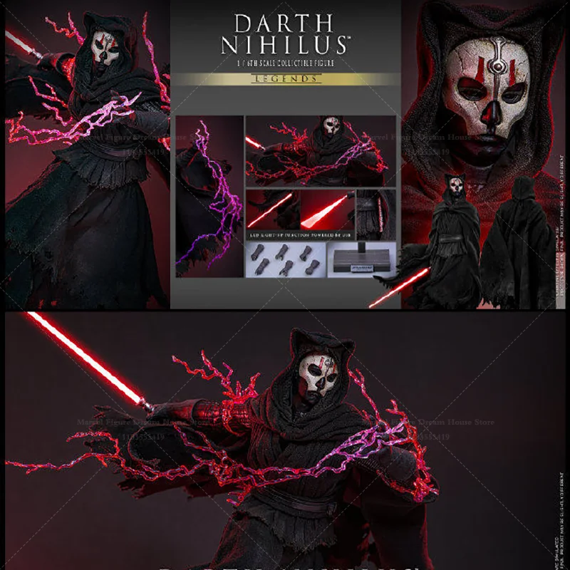 

Height About 31CM 1/6 Scale Lord of Hunger Darth Nihilus Void in the Force‌ 12-inch Full Set Action Figure Soldier HOTTOYS VGM72