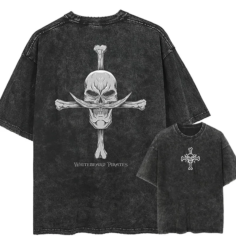 

One Piece Men T-shirt Streetwear Anime Graphic Oversized Short Sleeve Casual Daily Wear Monkey D Luffy Gear 5 Sun God Throne