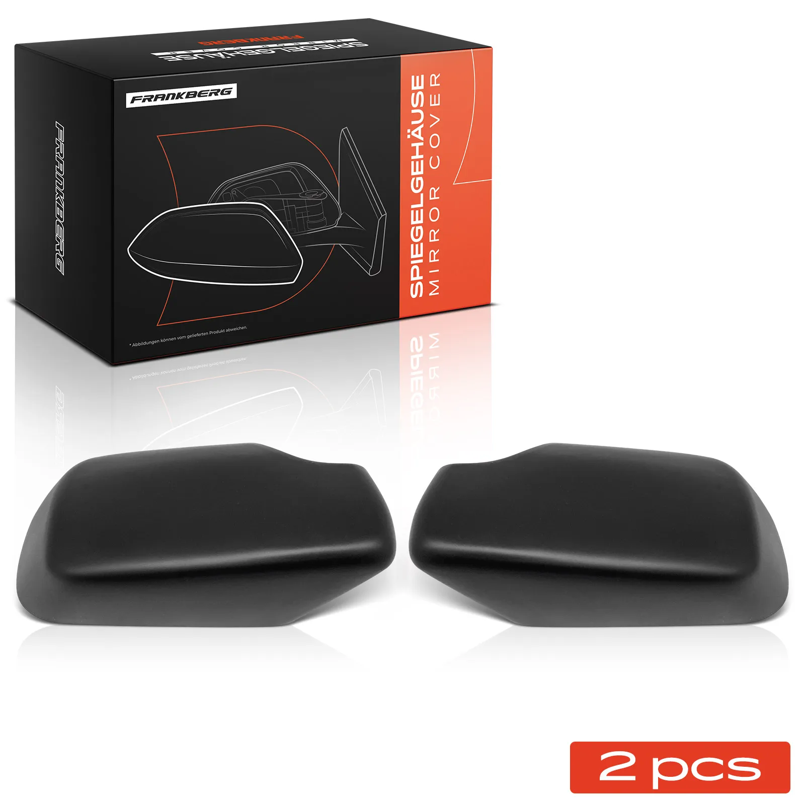 Frankberg 2x Cover Buitenspiegelkap voor links rechts voor BMW E46 316-330 51168238376