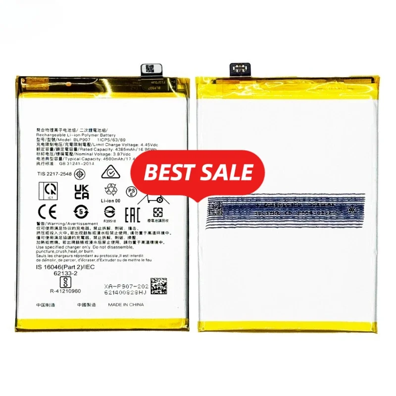 BLP907 for OPPO Reno 7Z 5G/RENO 7 4G/RENO 8 4G/OnePlus Nord N20 5G Phone Battery  Replacement Bateria Grade A Cell with Tools