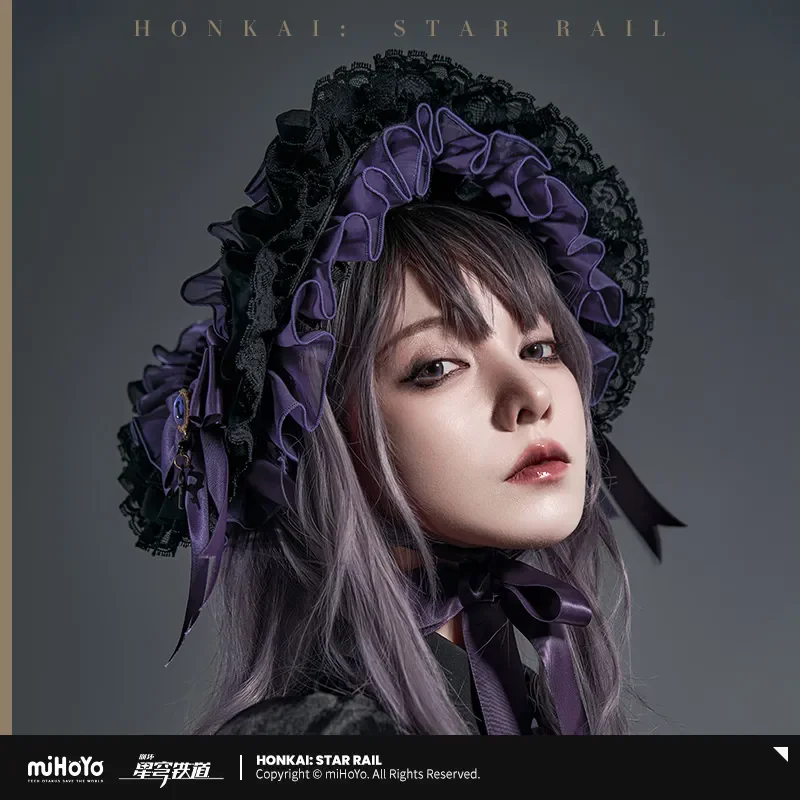 miHoYo Official Game Herta Hat Honkai Star Rail Herta Theme Series Hat Anime Sun Hat Clothing Accessory Beret Cosplay Xmas Gifts
