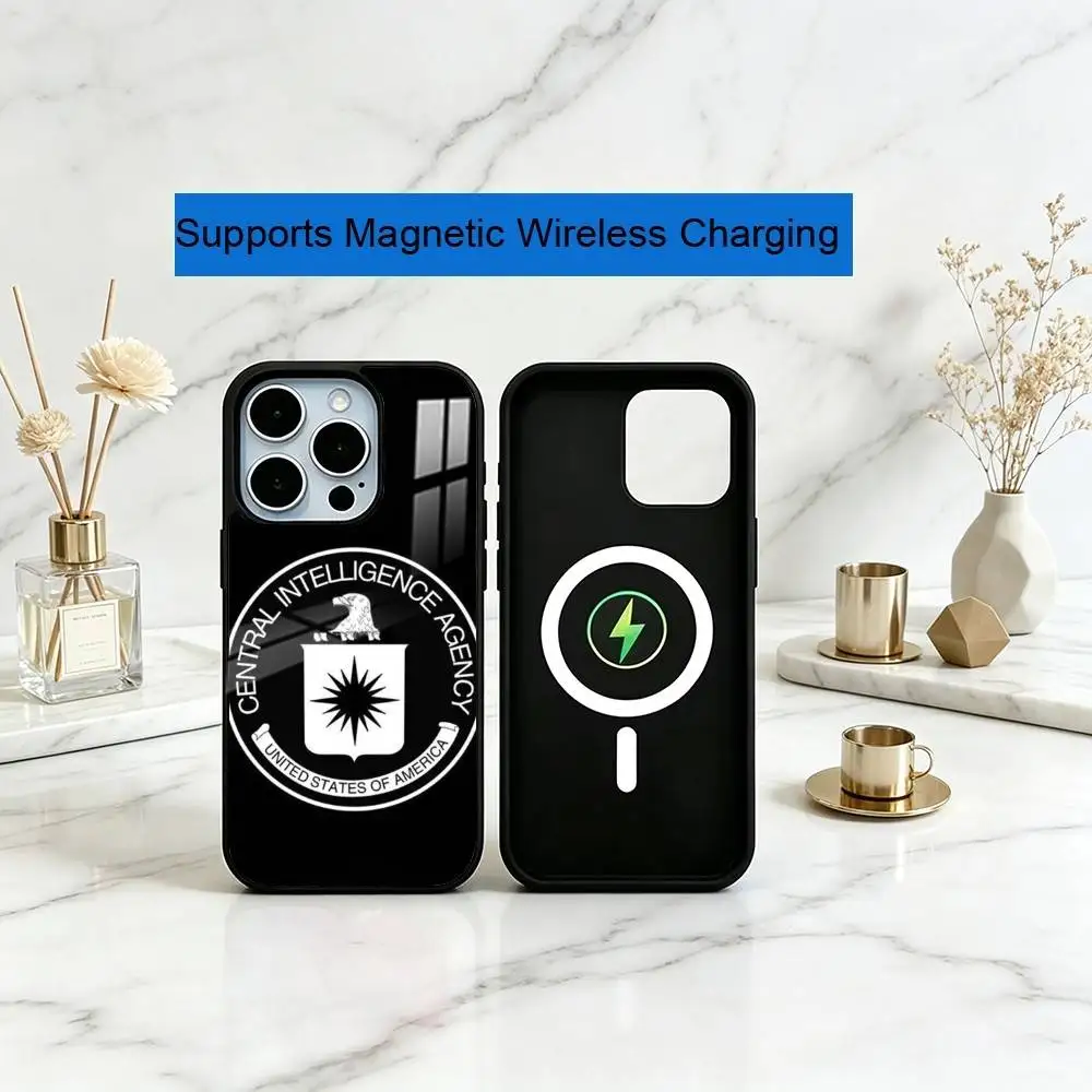 C-CIA Phone Case For iPhone17,16,15,14,13,12,11 Plus,Pro Supports Magnetic Wireless Charging