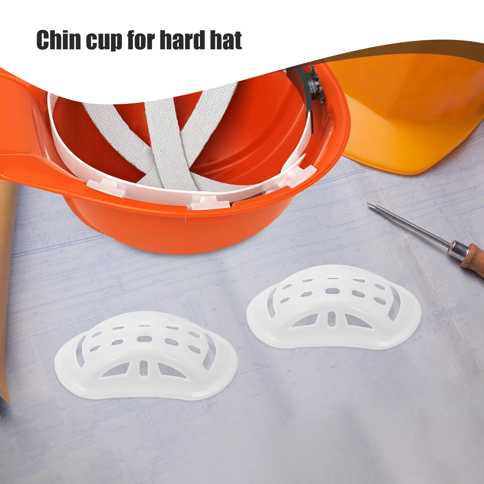 

40 Pcs Chin Pad Soft Protective Cushions for Hard Hat Straps Material Cyclists Construction Workers Workshop Enthusiasts
