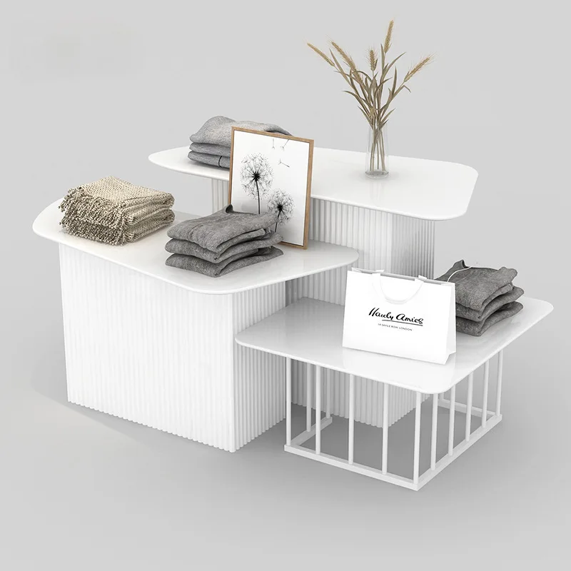 

Выставочный стол Стеллаж для товаров Выставочный зал магазина Реквизит для оконных сумок Комбинация водяного стола