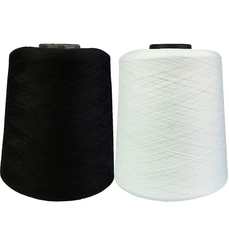 Large roll of low stretch yarn overcoated thread 150D stretch yarn polyester sewing thread