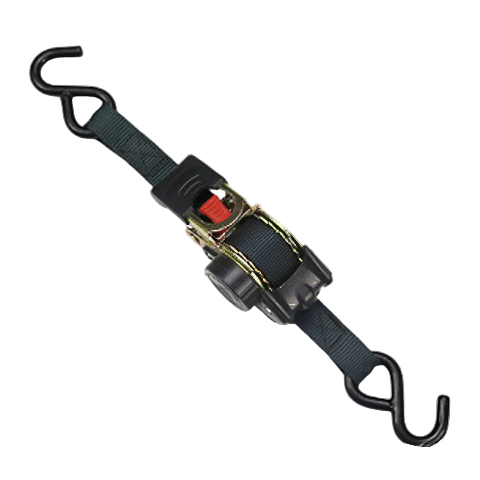 Retractable Ratchet Straps 1inch X 7FT Self Retracting Ratchet Straps 1543lb Break Strength for Motorcycle Cargo Truck Trailer