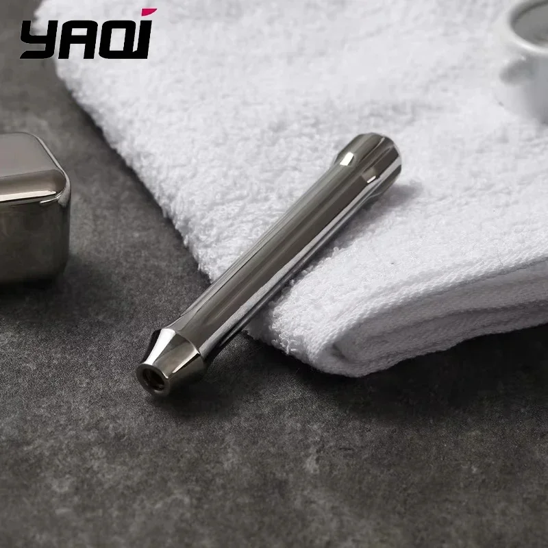 

2026 YAQI Tsuka Polished Stainless Steel Men Safety Razor Handle