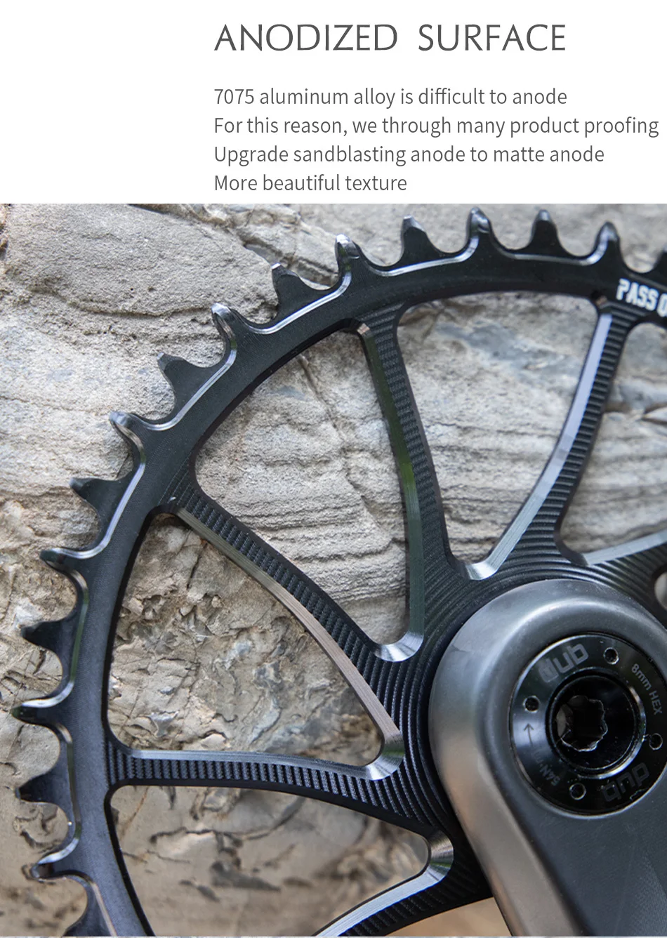 pass quest チェーンリング53T-39 PassQuest チェーンリング 53/39