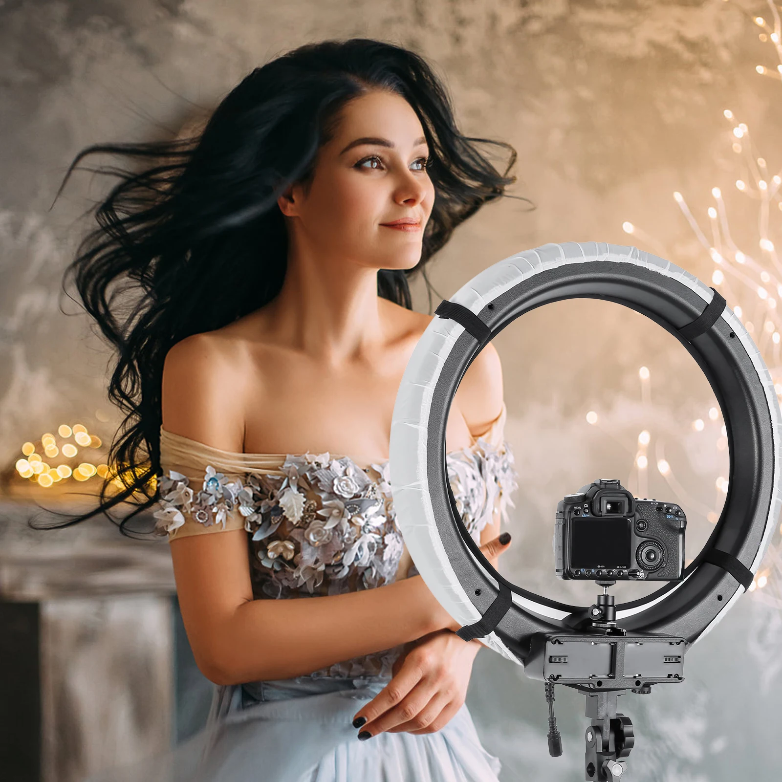 

18 Inch Photography Diffuser Foldable Light Softbox Studio Outdoor Shooting Nylon Lightweight Portable