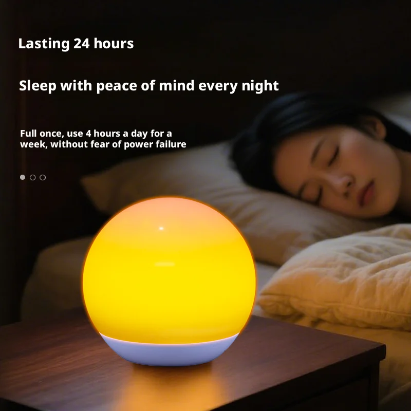 Lampe de coucher de soleil Rechargeable, Portable, lanterne créative de chevet, veilleuse d'urgence, décoration d'ambiance, cadeau avec télécommande
