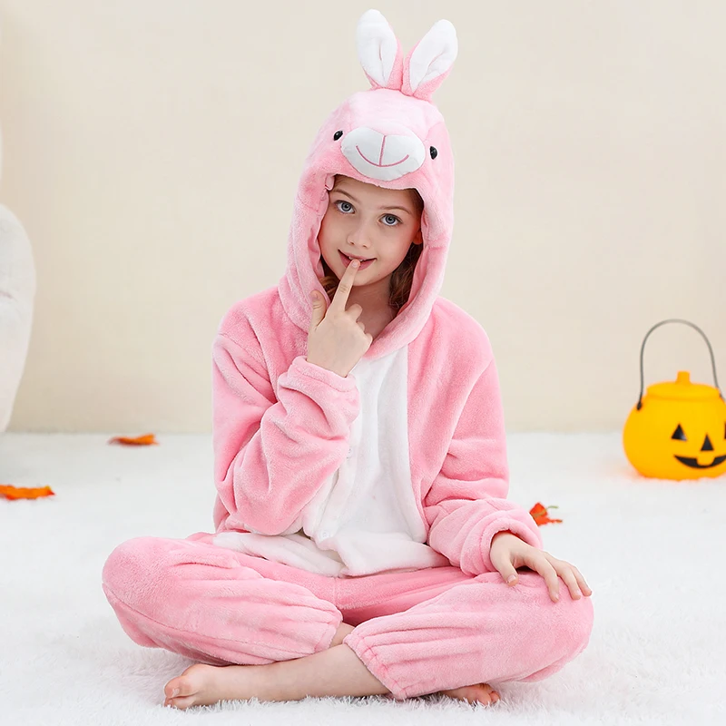 MICHLEY Löwen-Kinder-Schlafsack, Flanell-Decke, Schlafanzug 3-12 Jahre, Kapuzenpyjama, Kostümkleidung, Jumpsuit für Jungen und Mädchen – Detail 32