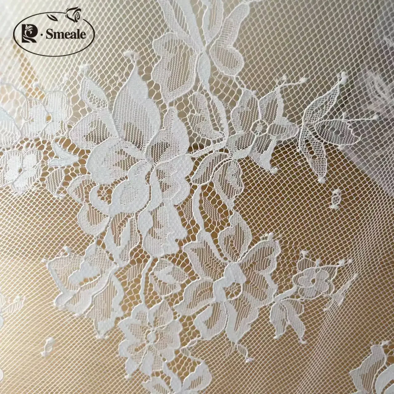 جديد جودة عالية شبكة زهرة قاعدة لينة الدانتيل فستان الزفاف ملابس الأطفال الستار فستان حقيبة نسيج الزخرفية الخياطة النسيج. #6