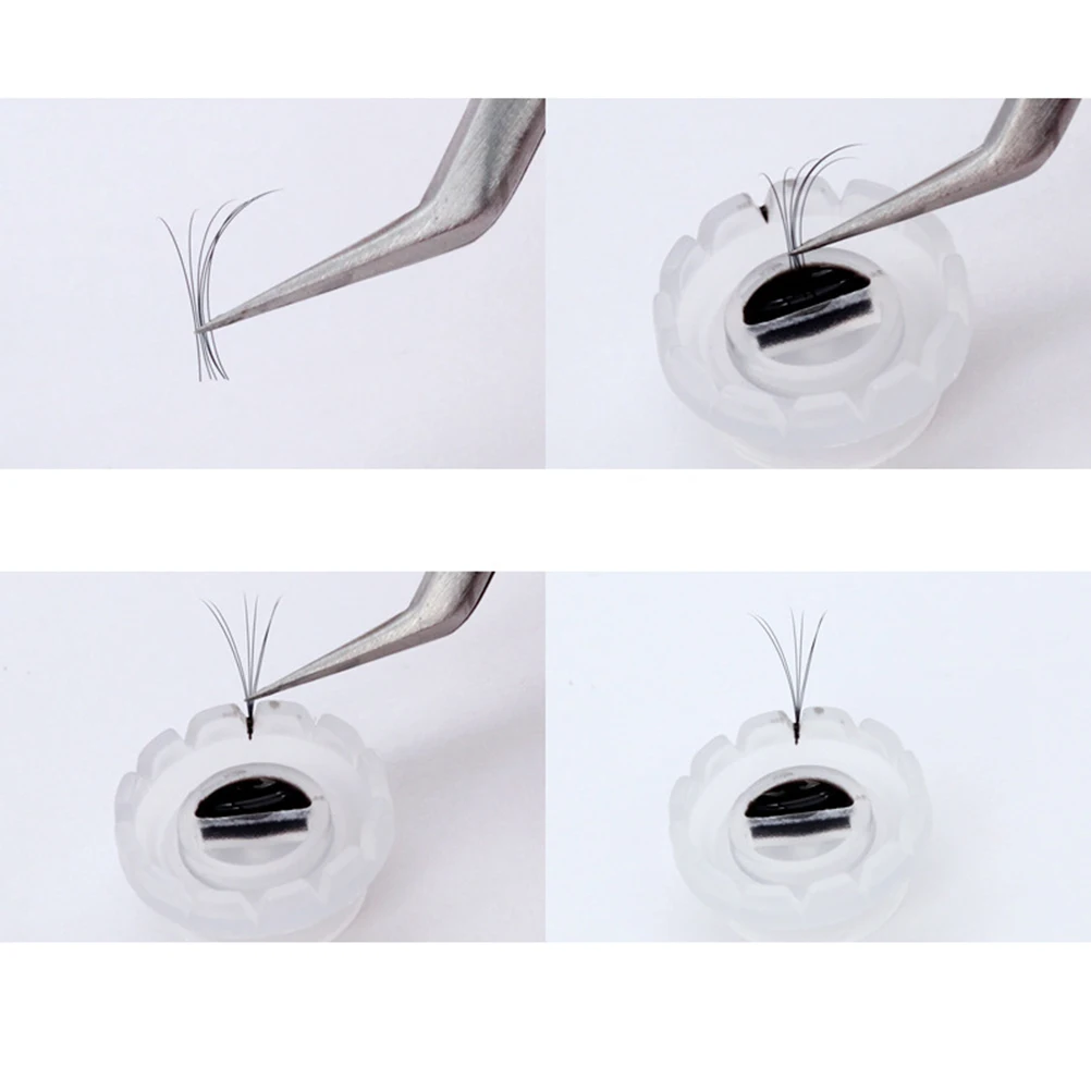 

100pcs Eyelash Cup Grafting Flowering Waterproof Reusable Durable Easy Professional Home Use Makeup