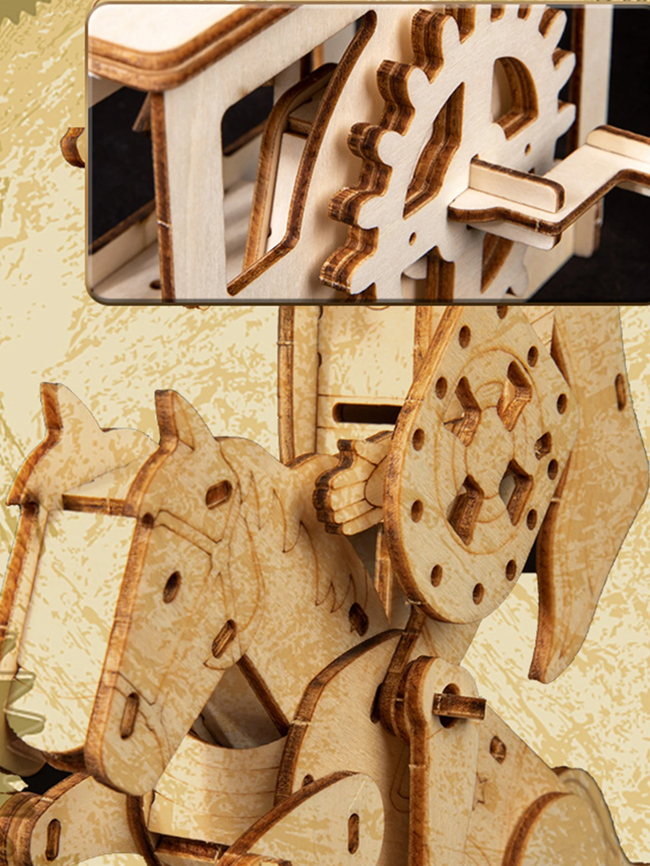 3D Holz puzzle Ritter DIY handgemachte Handwerk Montage Modell Kits kreative Dekoration Geburtstag und Weihnachts geschenke