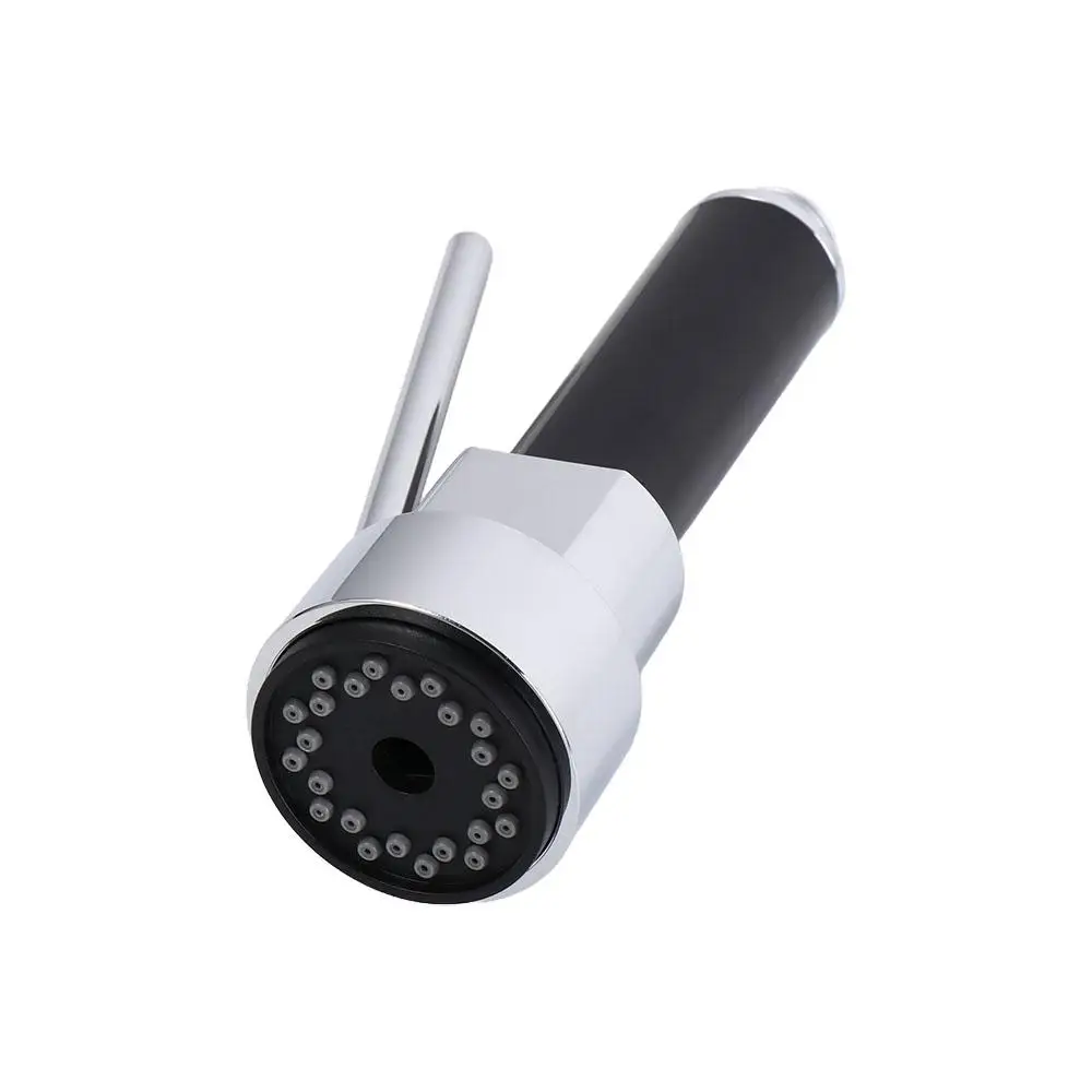 Down Shower Head Plastic Kitchen Faucet Handheld Durable Spring Faucet High Pressure Convenient Pull Out Spray Head Water Save