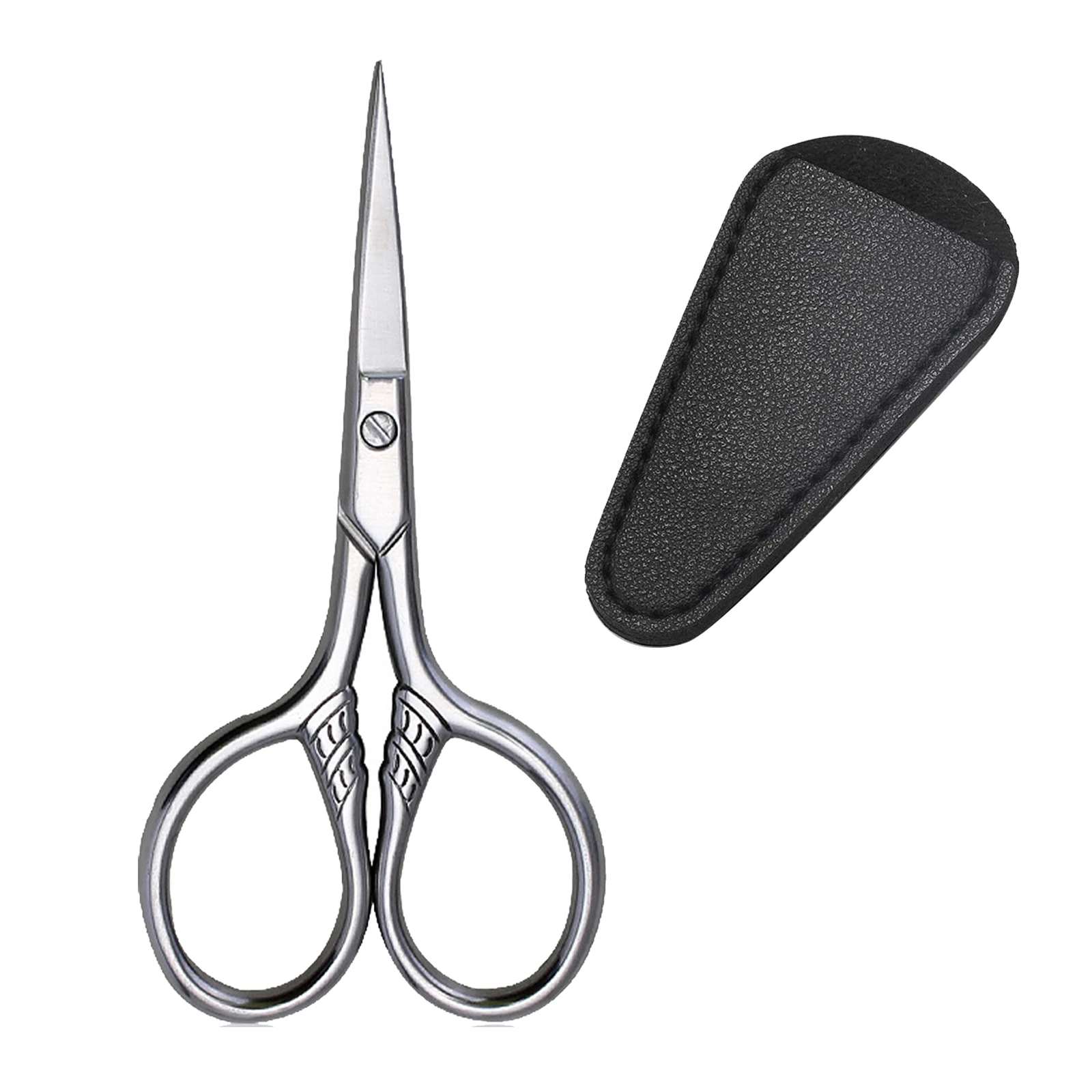 1Pcs Stainless Steel Small Makeup Grooming Scissors Eyebrows For Manicure Nail Cuticle Beard And Mustache Trimmer Nose Hair Tool