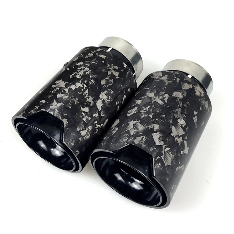 

Forged Carbon Fiber M Performance Muffler Tip Glossy Black For BMW M3 M4 M235i M240i M335i M340i M435i M440i Exhaust Pipe