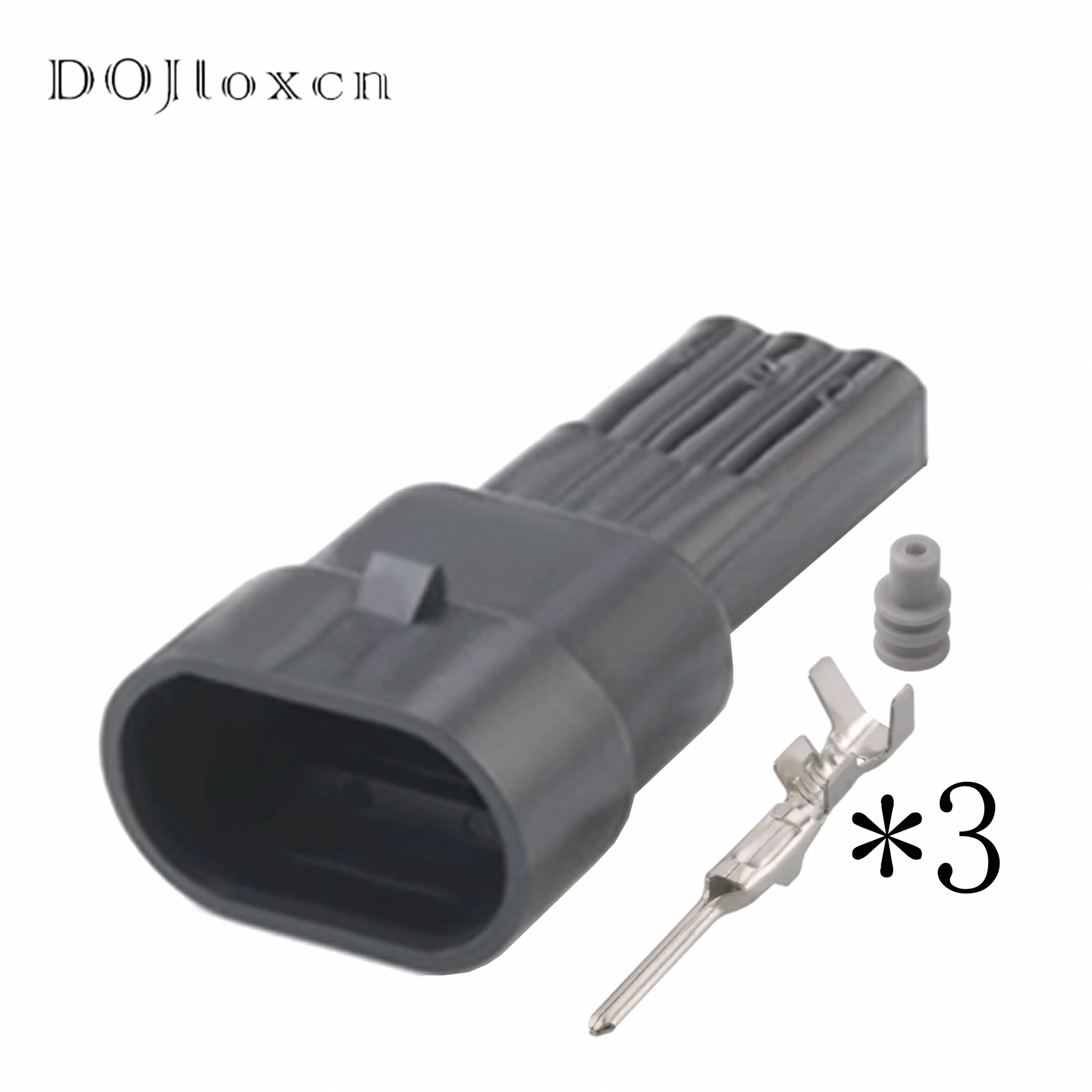 1/5/10/20/50 Sets 3 Pin1.5 Series Automotive Sensor Plug Male Female Ignition Coil Waterproof Wiring Connector 12162280