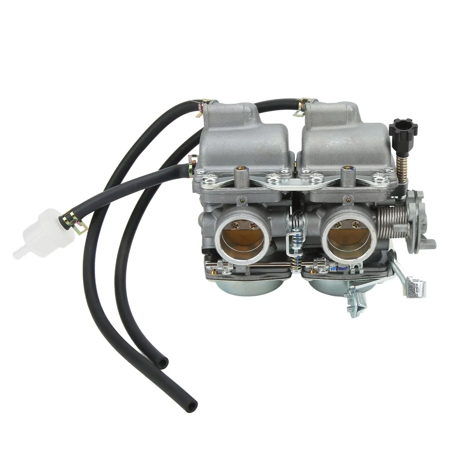 

Motorcycle Twin Cylinder Carburetor Running Motorcycle Double Cylinder Carb 26mm Intake ID High Power for modification