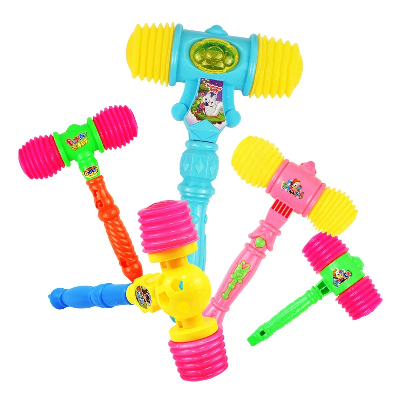 Jouets marteau avec sifflet pour enfants, peut faire son, marteau BB, jeux interactifs parent-enfant, acclamations, cadeaux d'anniversaire