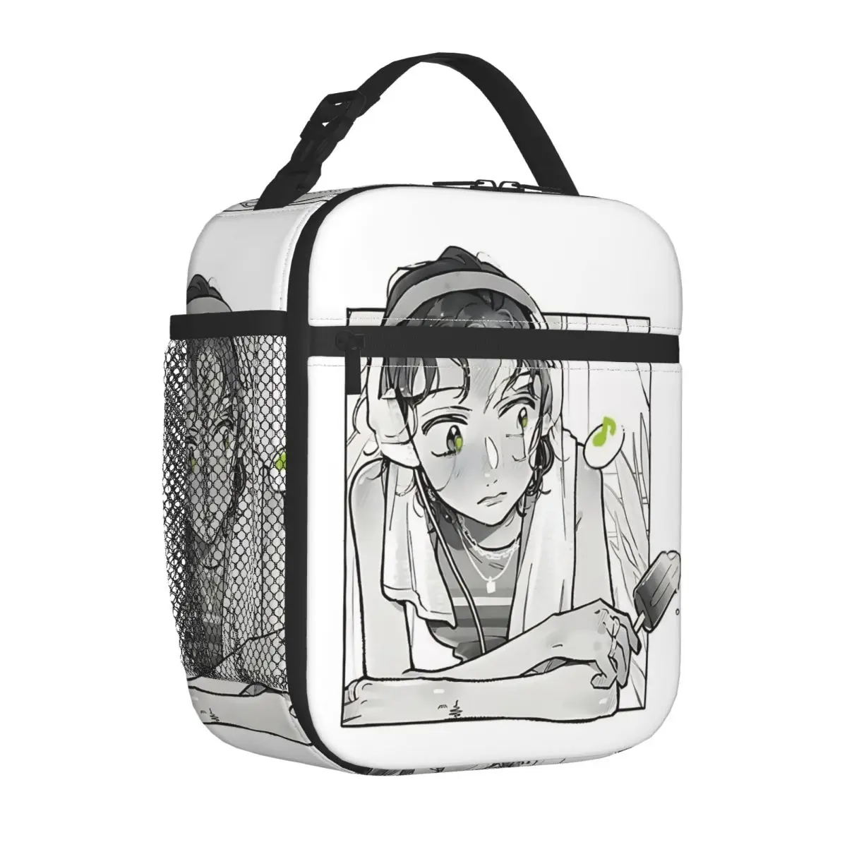 Koga Mitsuki The Guy She Was Interested In Insulated Lunch Bags High Capacity Reusable Thermal Bag Lunch Box Tote Bento Pouch