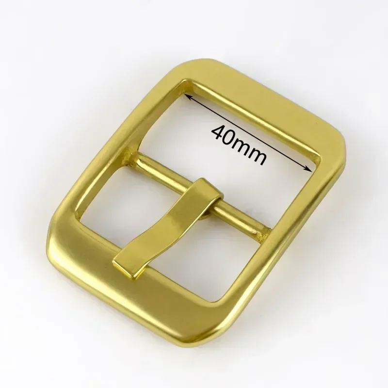 40mm Solid Brass Belt Buckle for Men 38-39mm Belts