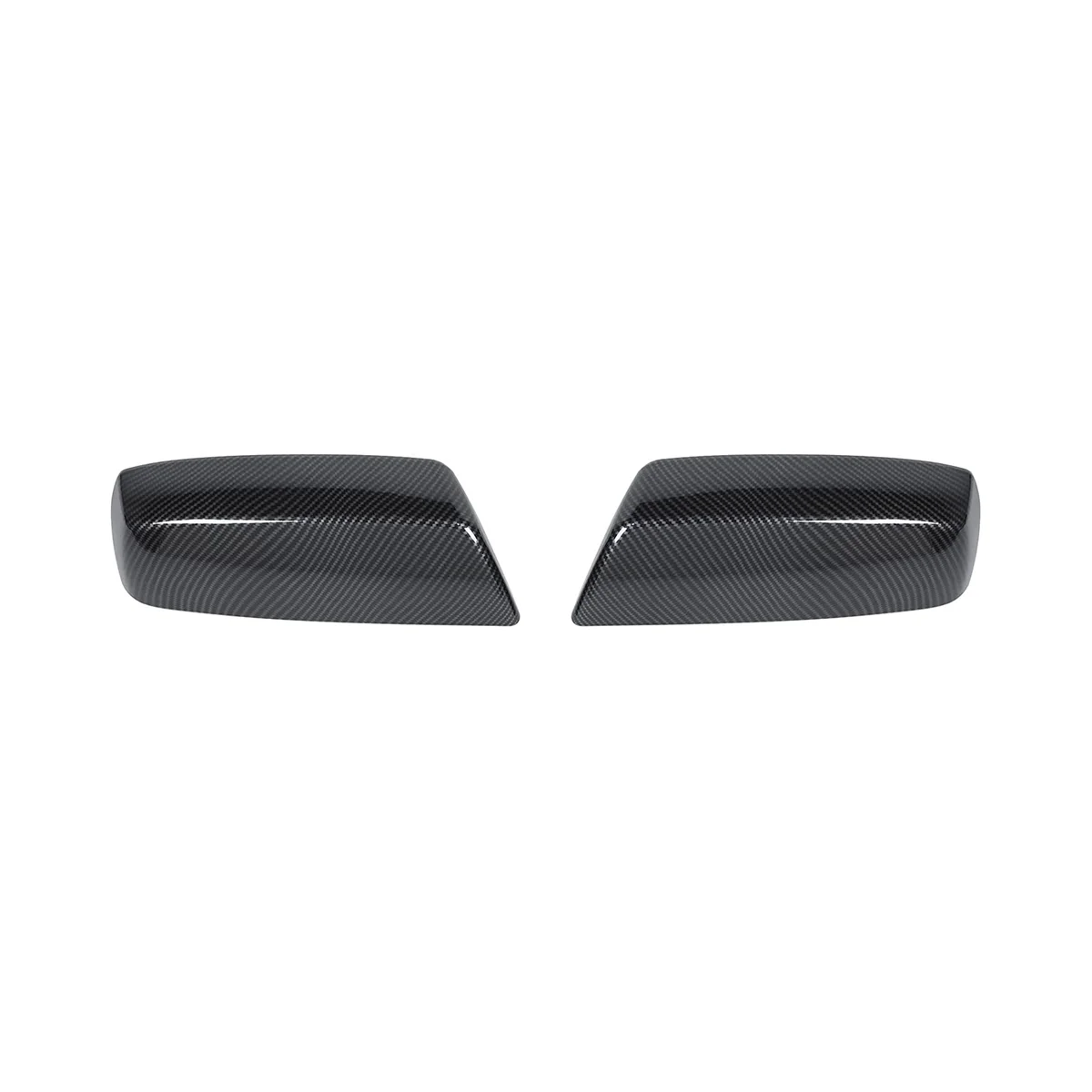 

Car Side Rear View Mirror Cover Trim for Chevrolet Silverado GMC Sierra 2014-2018 Accessories, ABS Carbon Fiber