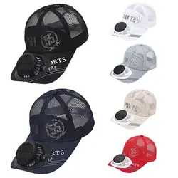 Men Women Hat Solar Energy&USBCharging Fan Caps Baseball Hats With Cooling Fan Sun Protection For Casual Outdoor Sport