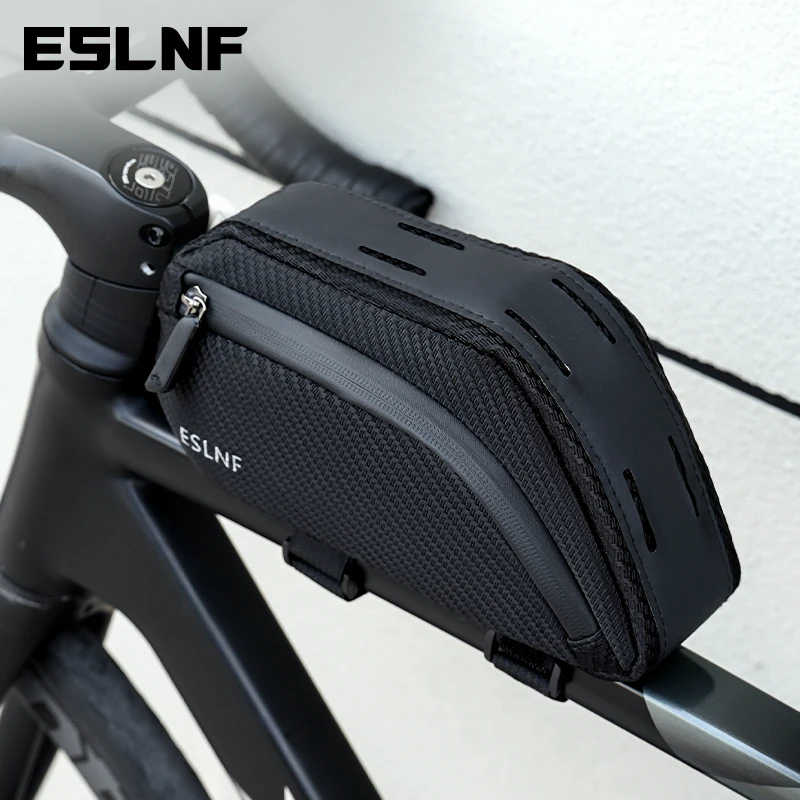 

ESLNF Large Capacity Top Tube Bike Bag Waterproof Bicycle Front Frame Bag Multi-functional Bicycle Top Tube Bag Bicycle Bag