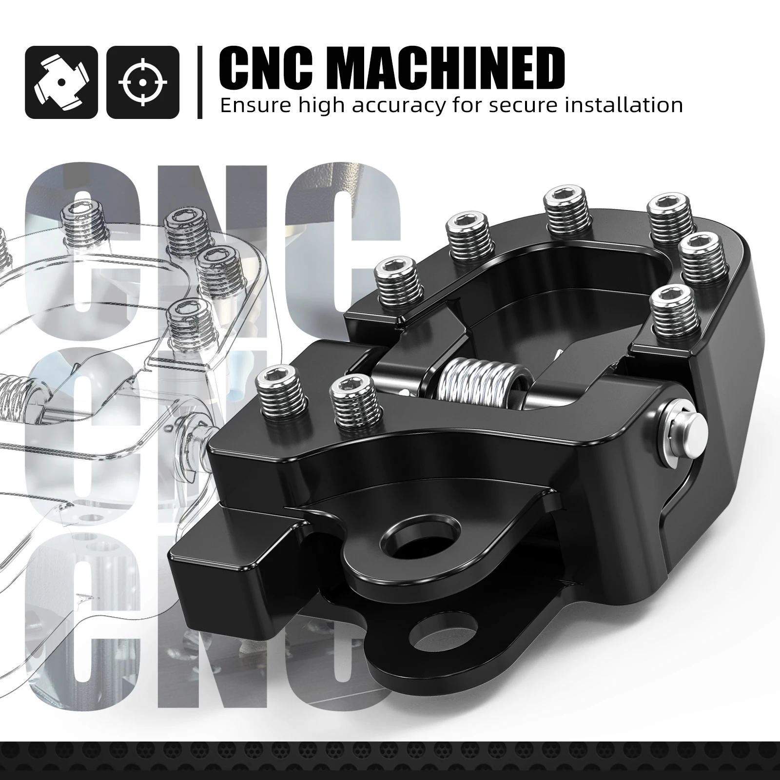 NICECNC For Suzuki DRZ 400S 400SM DRZ 400 E S SM 2000-2024 Folding Brake Pedal Tip Extension Plate& Gear Shifter Shift Lever Tip - Image 2