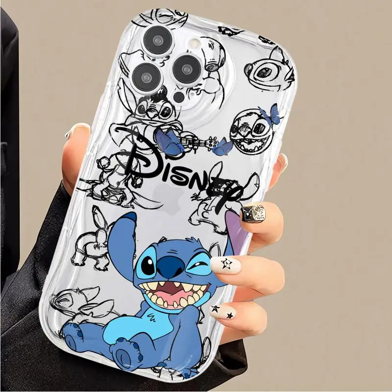 Steek De Baby Disney Telefoonhoesje Voor Apple Iphone 15 Plus Pro Max 13 14 Plus 12 11 Pro Max Mat