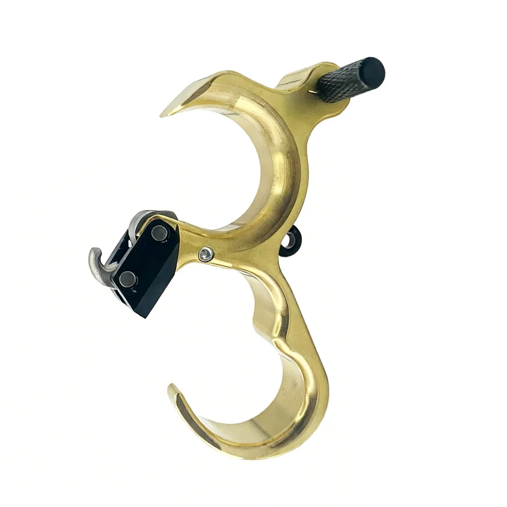 

Brass Back Tension Archery Release - Adjustable Trigger for Compound Bow, Perfect for Hunting & Shooting Sports