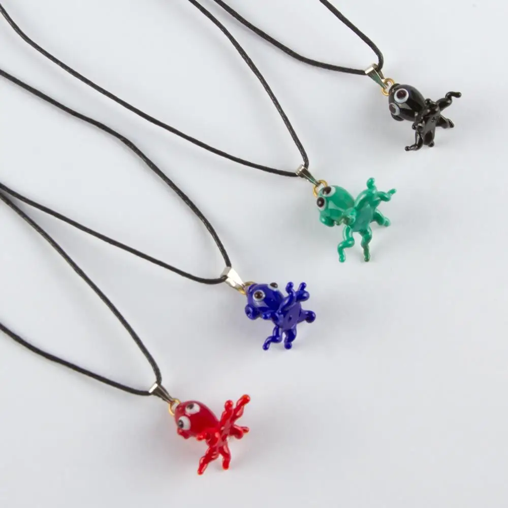 Octopus Glass Necklace