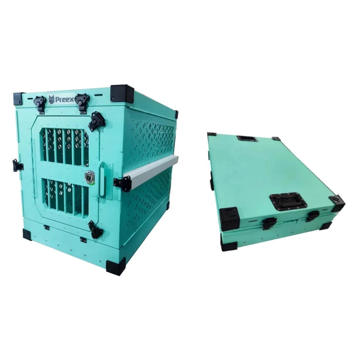 For Hot Selling Multifunctional Portable Travel Collapsible Aluminium Collapsible Dog Crate