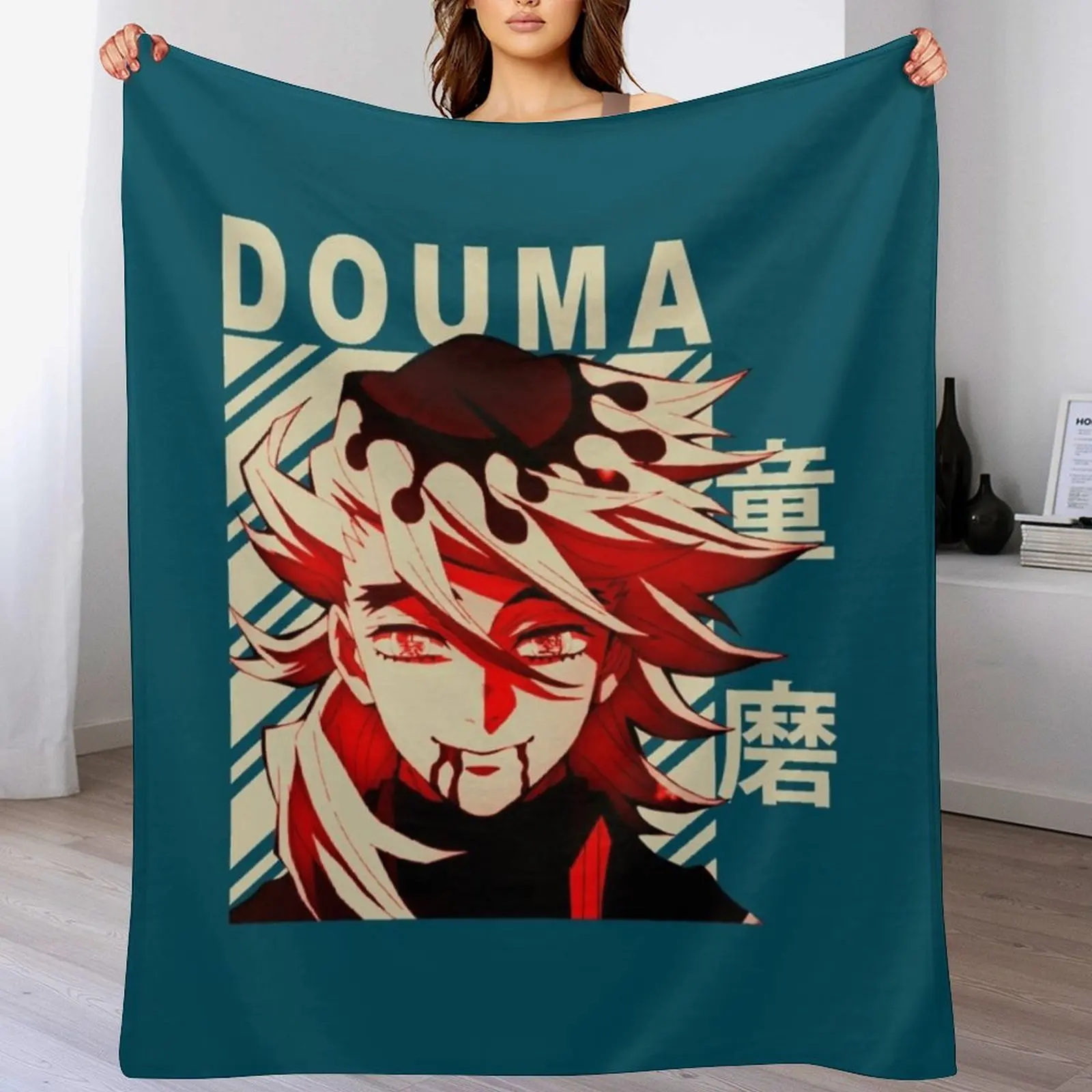 

Douma - Vintage Art Stx Throw Blanket Softest Sleeping Bag Decorative Sofas valentine gift ideas Blankets