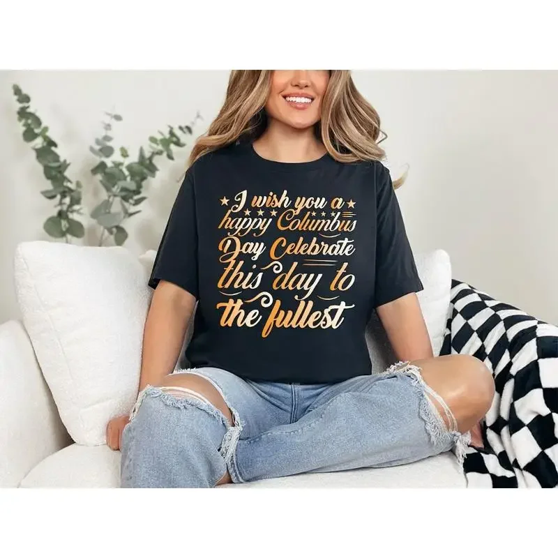Happy Columbus Day T Shirt Lovers s For American 1492 USA