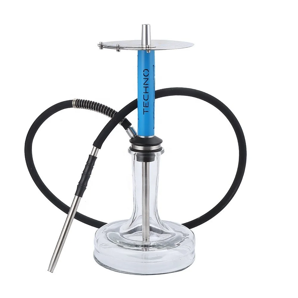 The latest Russian geometric technology stainless steel hookah modern style German high-quality hookah set glass e