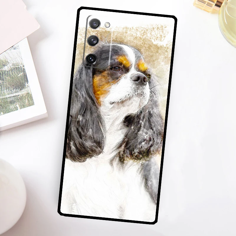 Cavalier King Charles Spaniel Dog Case For Samsung Galaxy S22 S23 S24 Ultra Plus Note 10 20 S8 S9 S10 S20 FE S21 FE Cover