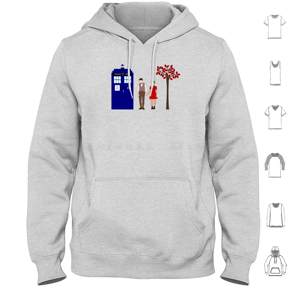 Clara And Eleven Hoodies Long Sleeve Clara Oswald Oswin The Impossible Girl Eleven Matt Smith Jenna