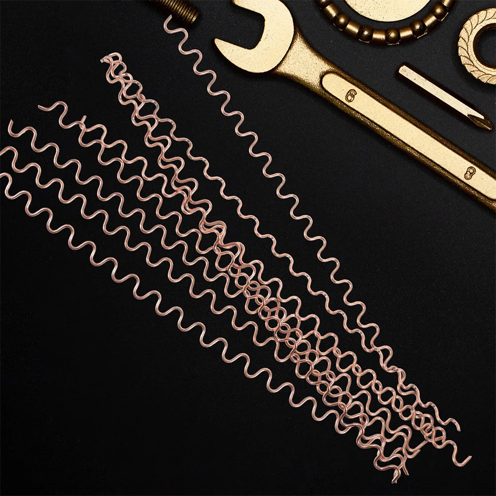 

50Pcs Automotive Dent Repair Pulling Wire Kit Corrugated Welding Wire Multi-Claw Hook for Car Body Panel Hail Damage Small Dent