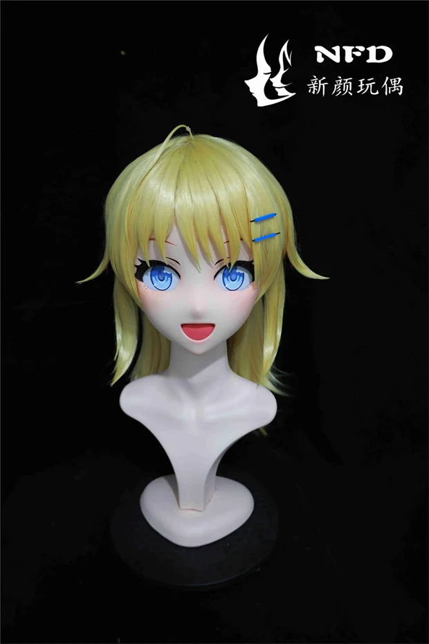 

(NFD066)Customize Full Head With Lock Crossdress Doll Female/Girl Japanese Anime Cartoon Character Kig Cosplay Kigurumi Mask