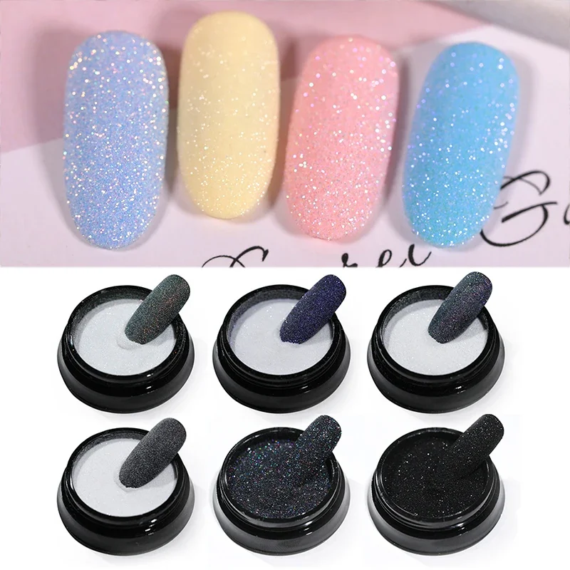 Sugar Nail Powder Shining Glitter Dust Pigment DIY Nail Decoration