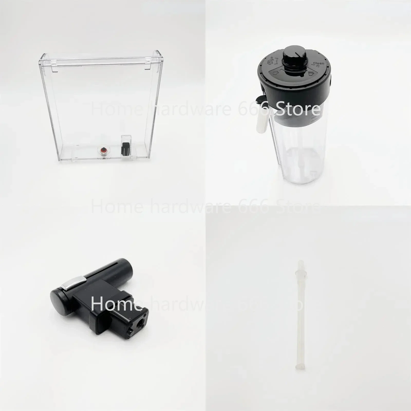 Capsule Coffee Machine Accessories, Milk Tube, Milk Box, Complete Set of Milk Tank, Descaling Dropper, F456, EN750