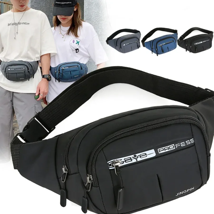 

Waterproof Mobile Waist Bag for Men Women Multifunctional Large Capacity Fanny Pack Anti Splash Wear-resistant Construction Site
