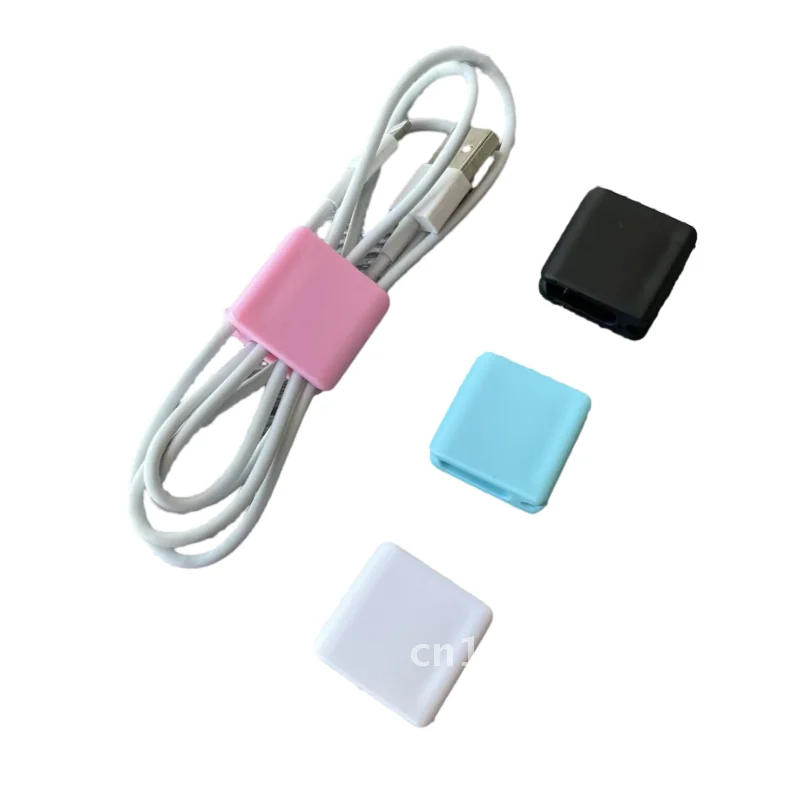 

4PCS Clip Buckle Storage Cord Data Earphone Wired Portable Winder Cable Organizer Tidy Desk Universal Wire Storage Clip