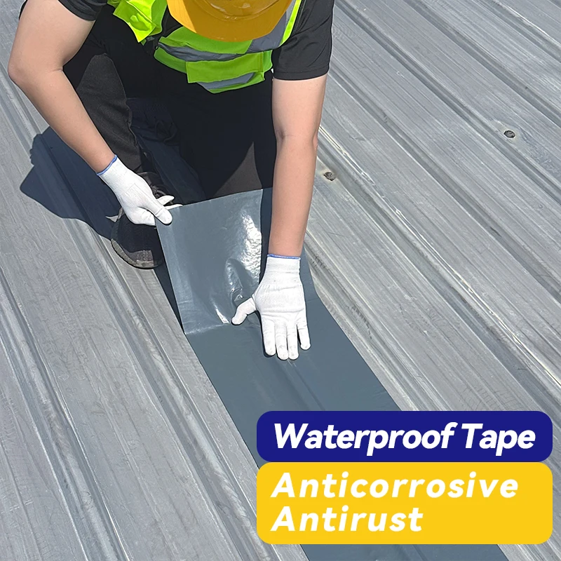 5M roof waterproof tape waterproof tape waterproof film metal surface waterproof iron surface waterproof crack repair tape