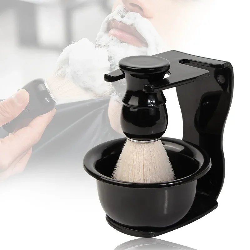 Durable New Beauty Design Men Shaving Bowl Mug Brush Soap Dish Stand Holder Portable Shaving Razor Beard Clean Shaver Kits Set