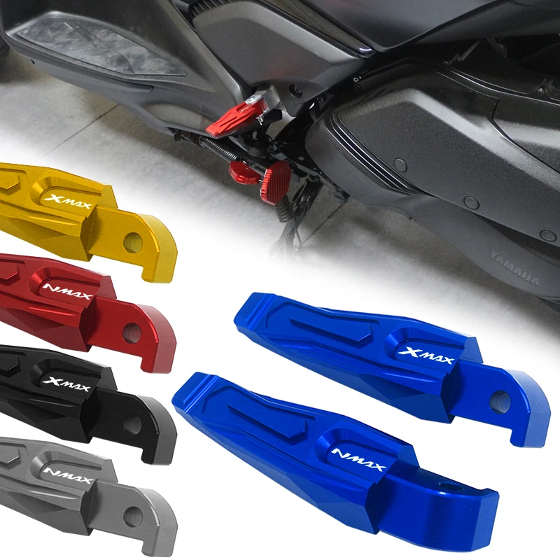 Motorcycle Accessories Rear Foot Pegs Rests Passenger Footrests for YAMAHA NMAX155 NMAX125 NMAX 125 155 2012-2026