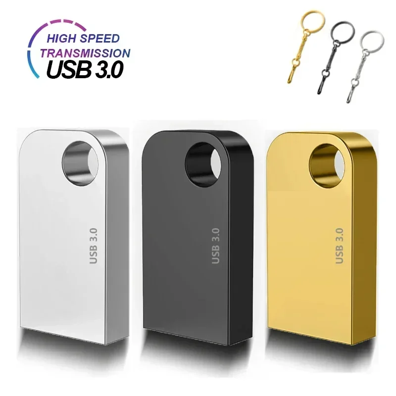 Metal Usb 3.0 Pen Drive 2TB Cle Usb Flash Drives High Speed TYPE-C Pendrive Waterproof Memoria Usb Flash Disk