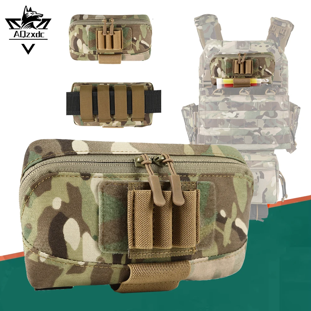 

Tactical Molle Admin Bag Airsoft Laser Cut Utility Belt Packet Modular EDC Tool Organizer Pouch for Hunting Paintball Shooting